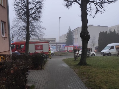 Zadymienie w przedszkolu nr4 w Andrychowie.