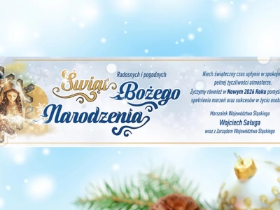 Życzenia na Boże Narodzenie od Marszałka Województwa Śląskiego Wojciecha Saługi