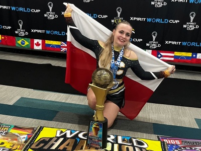 Złoto z Meksyku dla Sądecczyzny! Patrycja Franczyk mistrzynią świata w cheerleadingu