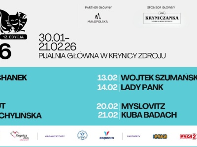 Krynica Źródłem Kultury 2026: znamy harmonogram koncertów!