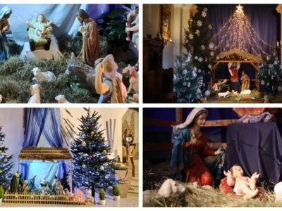 Bożonarodzeniowe szopki w kościołach w Wysokiem Mazowieckiem