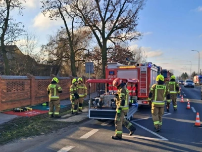 Pożar budynku przy ul. Warszawskiej