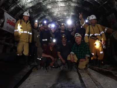 Wigilijne nabożeństwo i szef Solidarności w kopalni. Trwa protest w PG Silesia