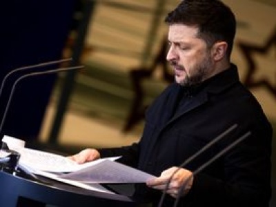 Zełenski w Boże Narodzenie. Putinowi życzy śmierci