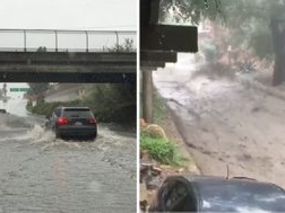 Stan wyjątkowy w Los Angeles. Nad miastem przeszły potężne burze