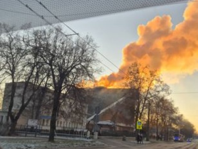 Kłęby dymu w Lublinie. Płonie kościół, trwa akcja strażaków