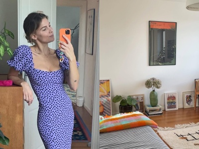 Marta Wierzbicka ma mieszkanie z duszą. Dzieła sztuki i meble z drugiej ręki