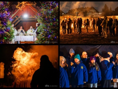 Tradycyjna pasterka w plenerze na Wólkach