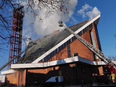 Pożar kościoła w Lublinie. Parafia wydała komunikat