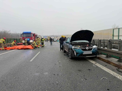 Ciężka sytuacja na drogach. Na S8 karambol – 8 rozbitych samochodów