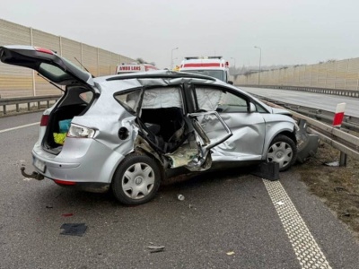 Karambol na S8. Trasa do Warszawy zablokowana