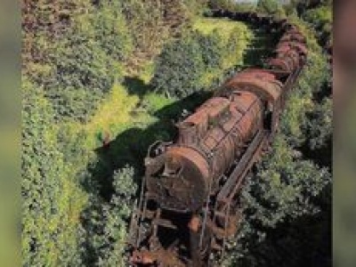 Pomniki stalinizmu. Opuszczone pociągi na Syberii