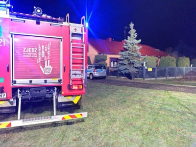 Pożar domu w Panaszewie. Jedna osoba nie żyje