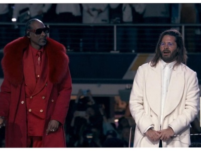 Snoop Dogg i JIMEK (Radzimir Dębski) razem na scenie. Świąteczny halftime show NFL zachwycił widzów