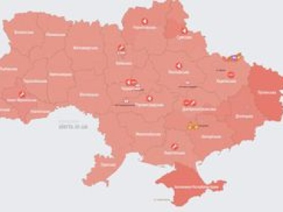 Alert w całej Ukrainie. W powietrzu drony i rakiety