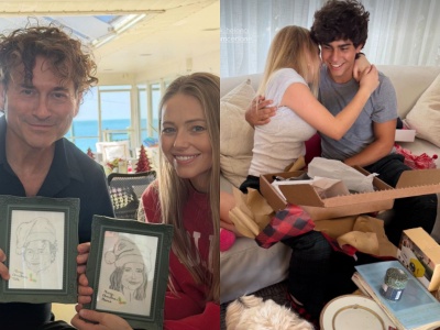 Tak Rubikowie spędzili święta za oceanem. Wielka choinka to dopiero początek. Nie do wiary, kto im towarzyszył