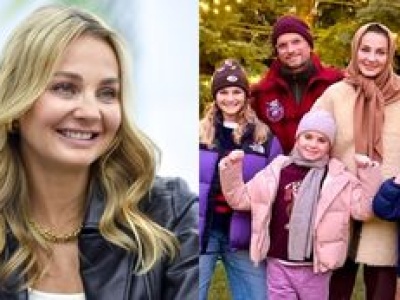 Małgorzata Socha pozuje z mężem i DZIEĆMI! Podobni do znanej mamy? (FOTO)