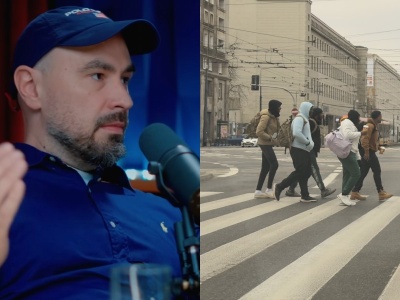 Żulczyk stanął w obronie imigrantów z Afryki w centrum Warszawy