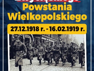 Dziś Narodowy Dzień Zwycięskiego Powstania Wielkopolskiego