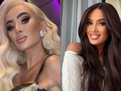 Wyprasowana Izabela Macudzińska jest nie do poznania w brązowej peruce. 