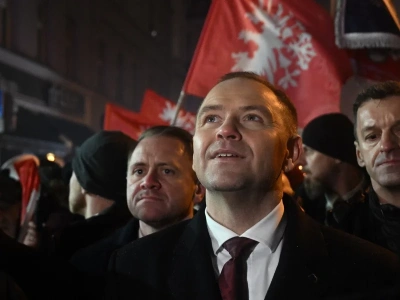 Tak przywitali Nawrockiego w Poznaniu. Nagranie mówi wszystko