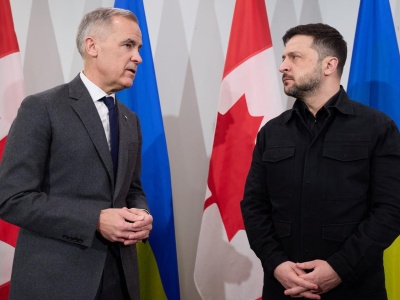 W drodze do USA Zełenski spotkał się z premierem Kanady. Tusk: Kluczowe są gwarancje bezpieczeństwa dla Ukrainy