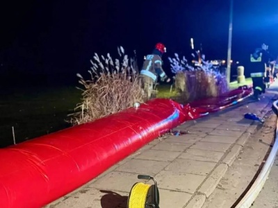 Pogotowie przeciwpowodziowe w Elblągu. Rzeka przekroczyła stan ostrzegawczy