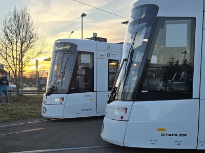 Poczdam z pierwszymi Tramlinkami w ruchu