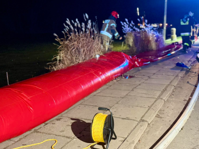 Cofka na rzece, pogotowie przeciwpowodziowe. Stan pogotowia w Elblągu