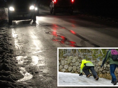 Kilkadziesiąt osób z urazami tylko w jednym szpitalu. Pogoda wciąż niebezpieczna
