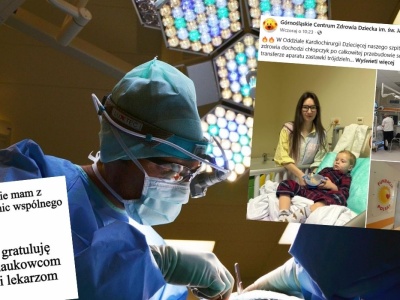 Katowice: lekarzom udało się przebudować całe serduszko chłopaka i będzie żył