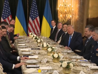 Donald Trump przyjmuje Wołodymyra Zełenskiego. 