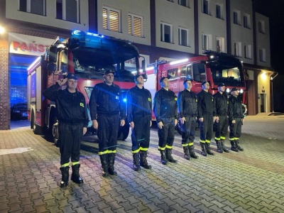 Strażacy oddali hołd ochotnikowi który zmarł jadąc do akcji