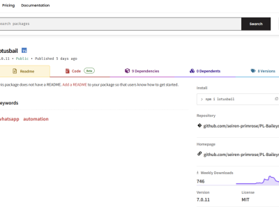 WhatsApp na celowniku cyberprzestępców: złośliwy pakiet npm lotusbail umożliwia atakującemu trwały dostęp do konta użytkownika