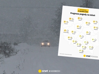 Burze śnieżne uderzą dziś w Polskę. W tych regionach sypnie najmocniej