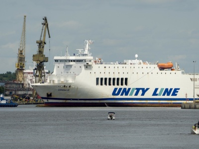 Człowiek wypadł z burty polskiego promu. Są nowe informacje