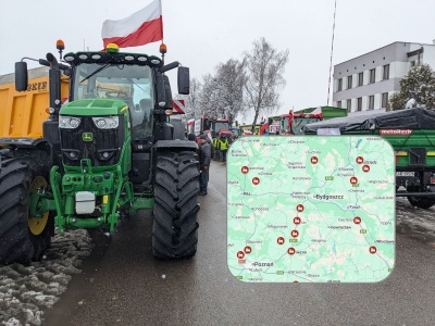 Rolnicy wyjadą na drogi w całej Polsce. Mapa protestów 30.12.2025