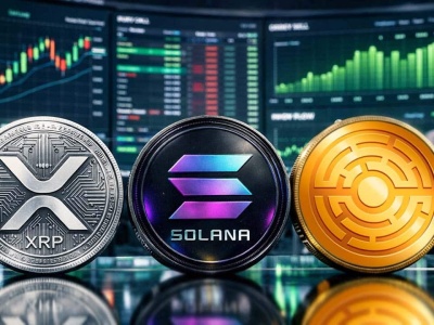 Prognoza dla XRP i Solany. W zeszłym tygodniu przyćmiły Bitcoina i Ethereum największymi napływami kapitału