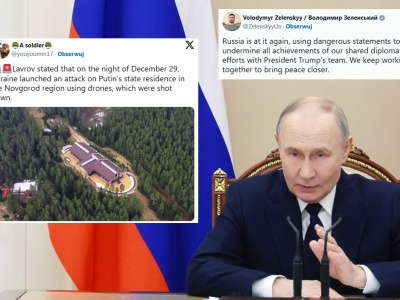 Ławrow oskarża Ukrainę o atak na Putina. Zełenski dementuje!
