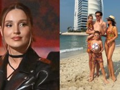 Szczęśni pozdrawiają z Dubaju w dopasowanych plażowych stylówkach: 