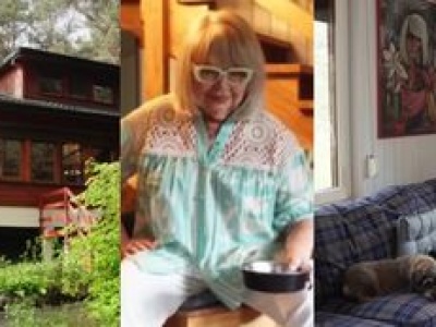 Nina Terentiew mieszka w środku lasu. Tak wygląda jej drewniany dom (ZDJĘCIA)