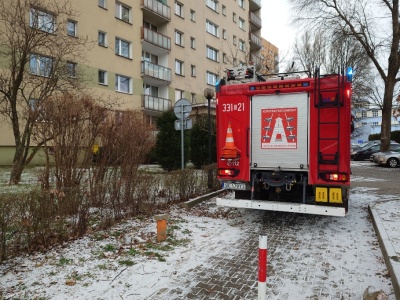 W mieszkaniu był tlenek węgla. Czujnik zaalarmował lokatorów – foto