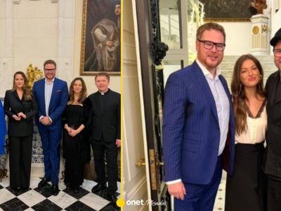 Plejada gwiazd podczas kolędowania u Jana Lubomirskiego-Lanckorońskiego. 