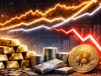 Złoto i srebro odjechały, Bitcoin stoi w miejscu. Ale to już było! Zwiastun rynku byka?