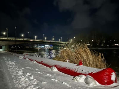 Stan alarmowy na rzece Elbląg