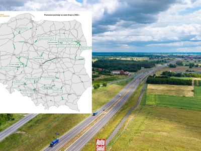 Nowe drogi w 2026 r. GDDKiA podała wielką listę i pokazała mapę