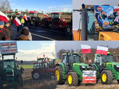 Ogólnopolski protest rolników (30.12.2026): „STOP Mercosur” na ciągnikach (MAPA)