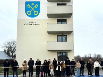 Pierwszy blok komunalny w Ciechanowcu oficjalnie otwarty
