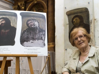 Zmarła autorka słynnej renowacji fresku. Jej dzieło podbiło internet