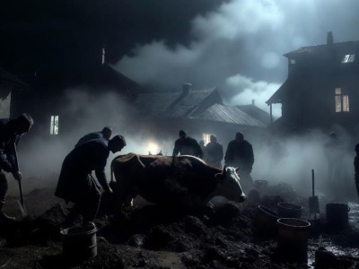 Szalona epidemia wścieklizny. 123 Cyganów oszalało po wykopaniu i zjedzeniu chorej krowy